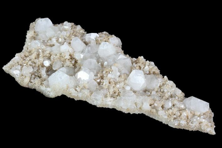 Plate of Zoned Apophyllite Crystals on Micro-Stilbite - India #91330